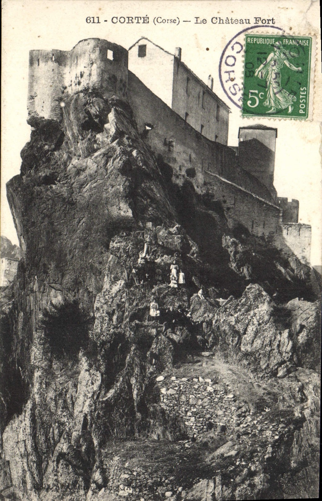 VINTAGE POSTCARD Corte the Strong Castle