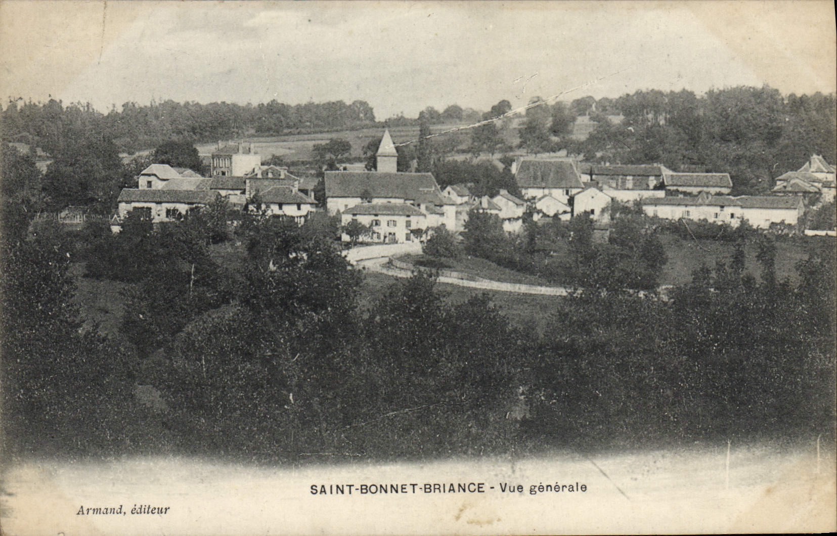 CPA St Bonnet Briance Vue Generale