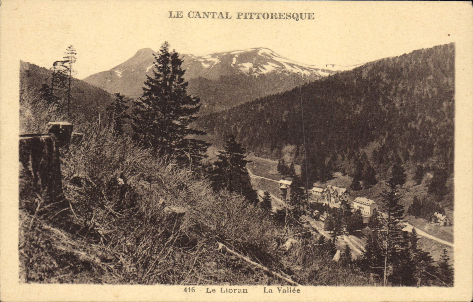 VINTAGE POSTCARD Lioran the Valley