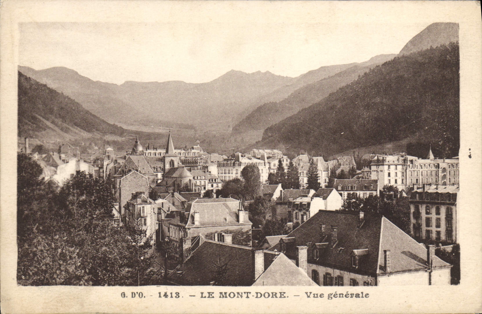 CPA Le Mont Dore Vue Generale