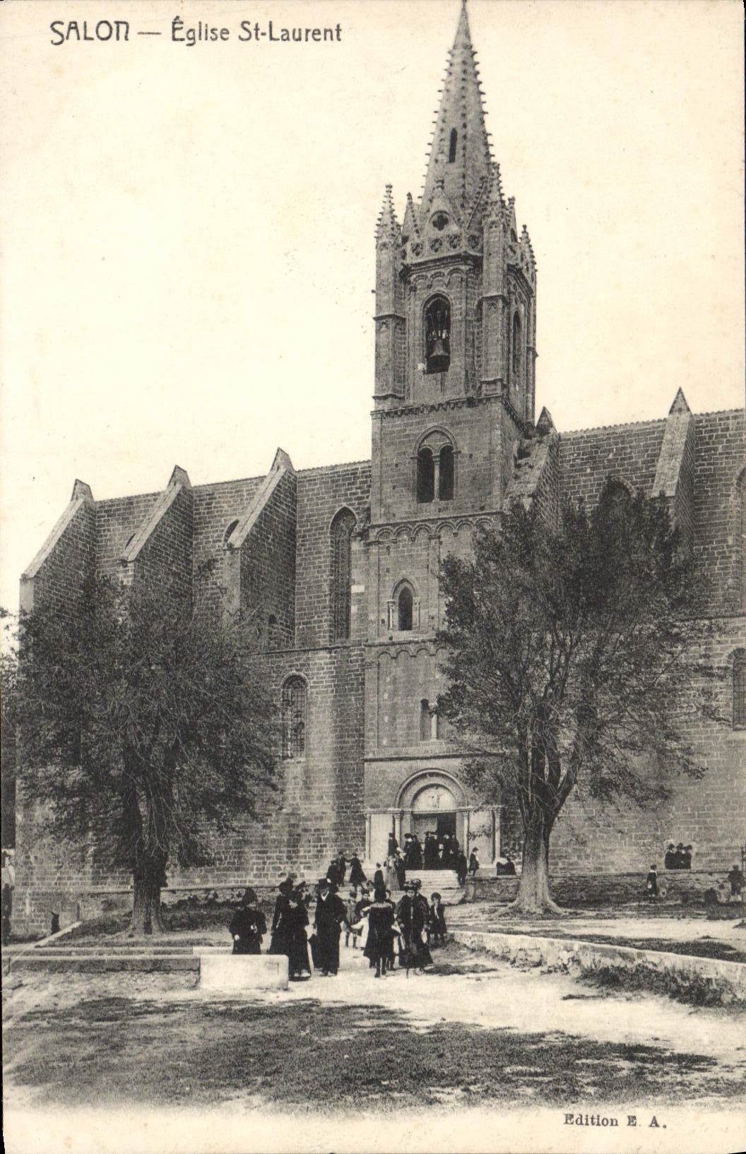 CPA Salon Eglise St Laurent
