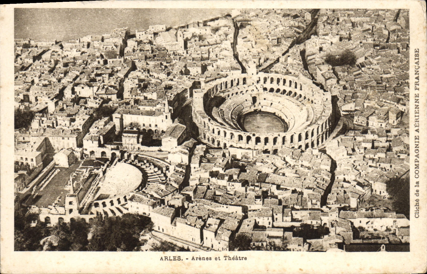 CPA Arles Arene Et Theatre