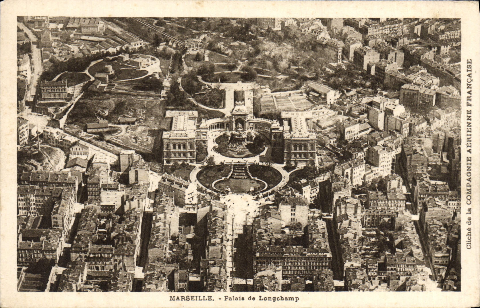 CPA Marseille Palais De Longchamp