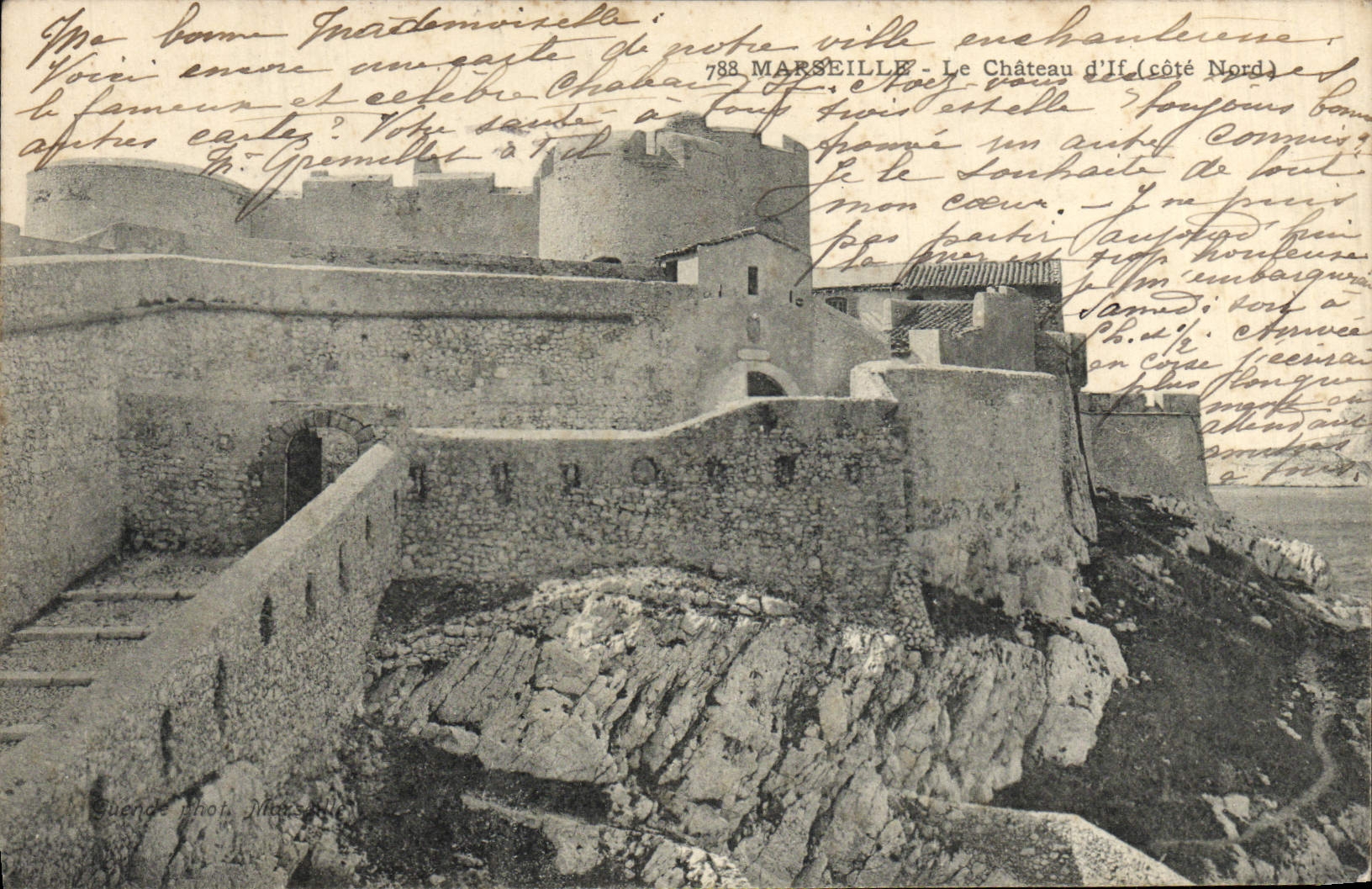CPA Marseille Le Chateau d'If Cote Nord