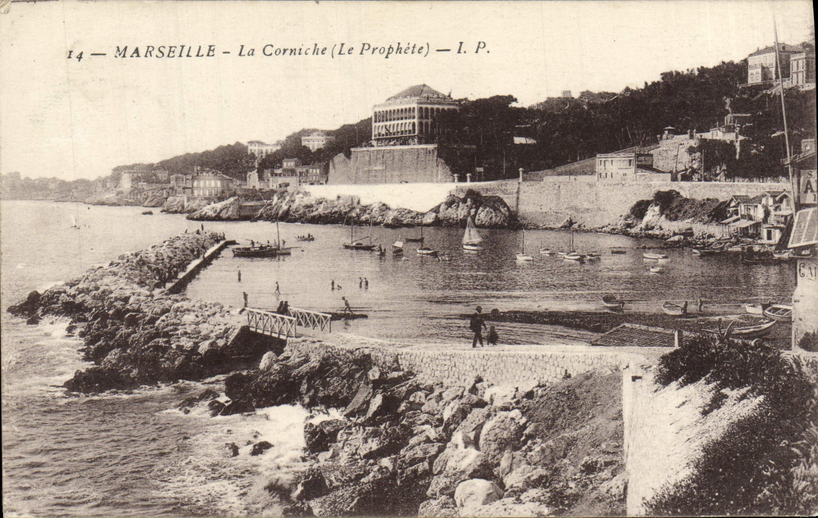 CPA Marseille La Corniche Le Prophete