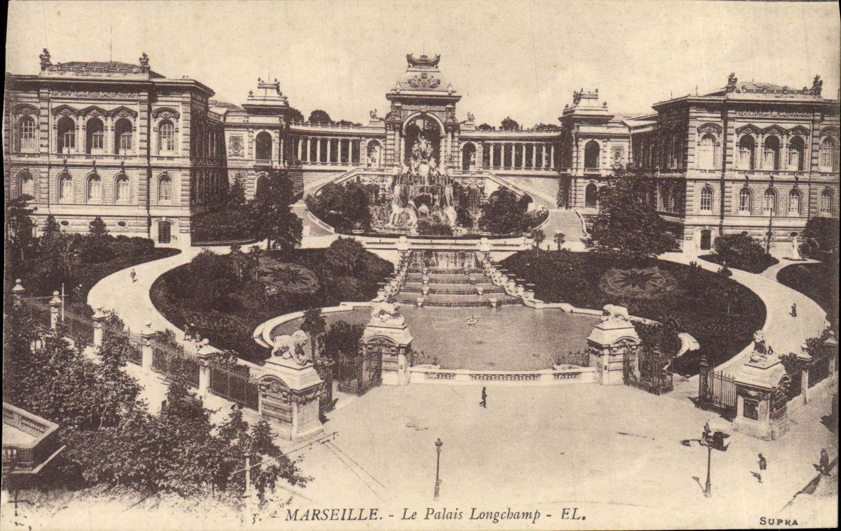 CPA Marseille Le Palais Longchamp