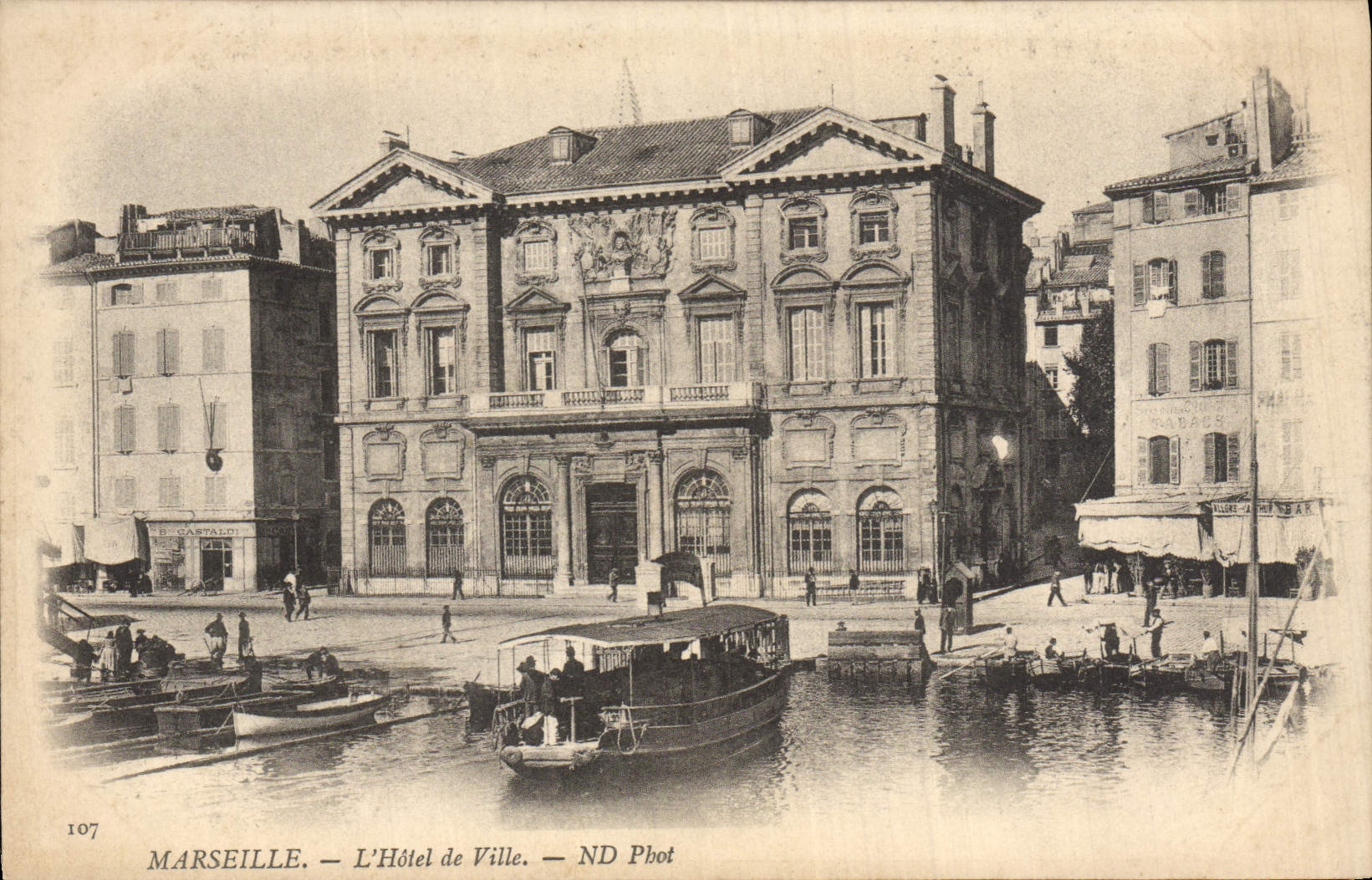 CPA Marseille L'Hotel de Ville 