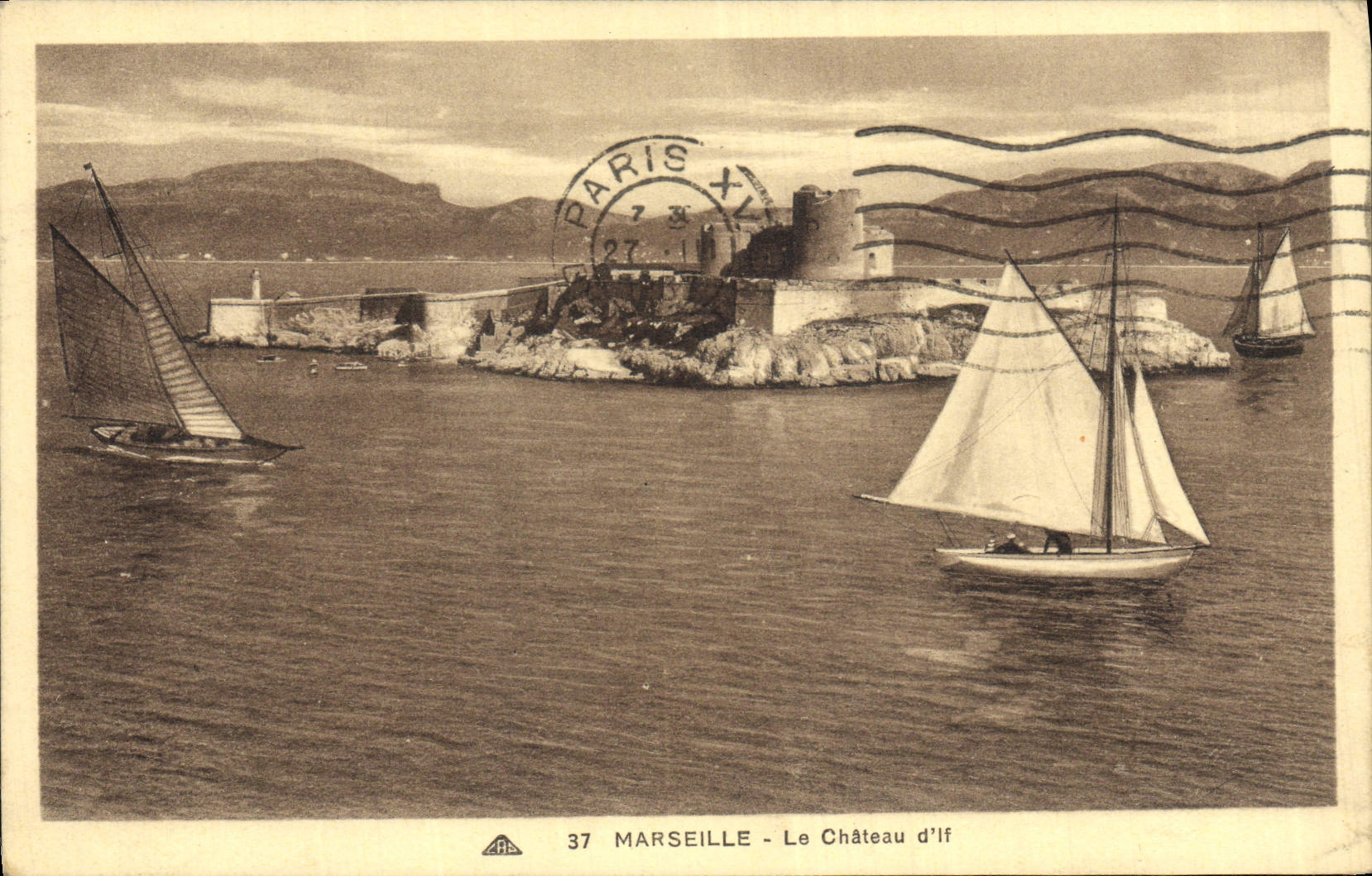 CPA Marseille Le Chateau d'If 