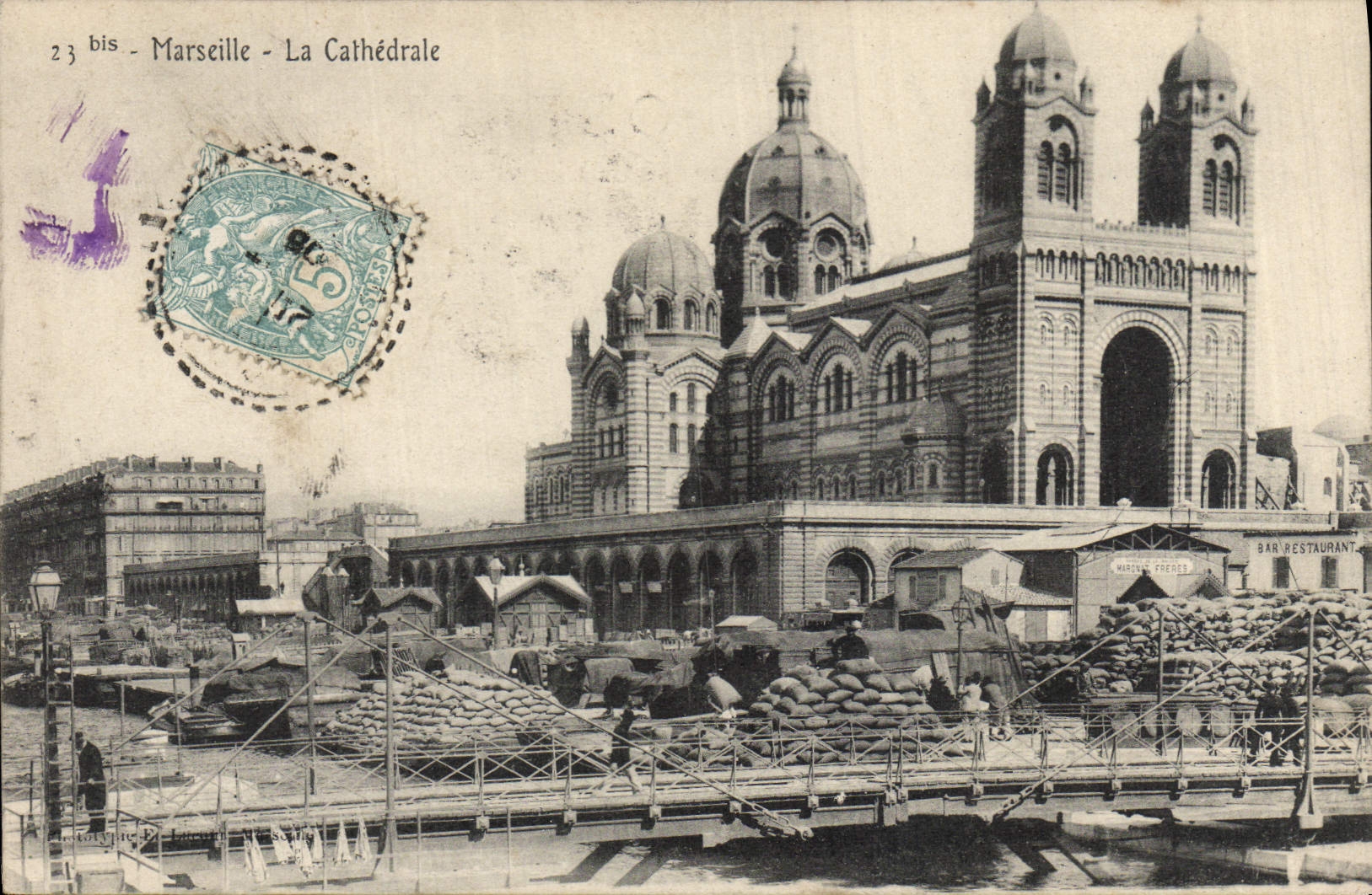 CPA Marseille La Cathedrale 