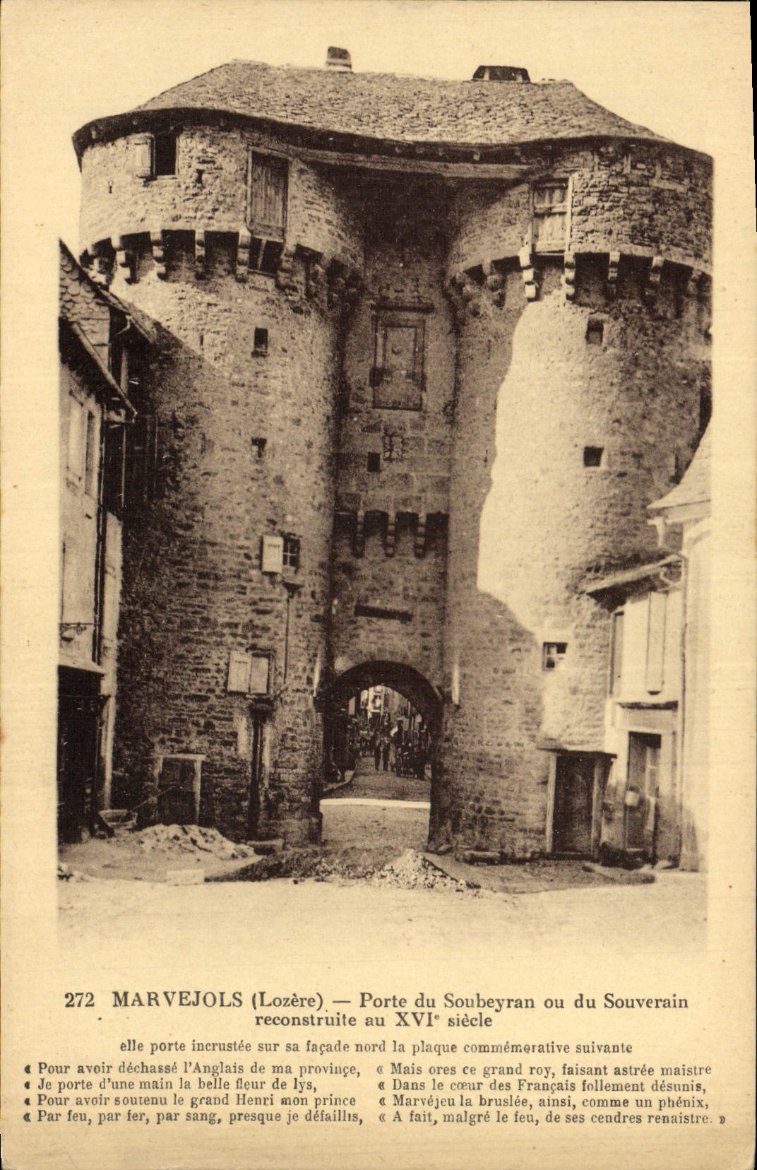 CPA Marvejols Porte du Soubeyran ou du Souverain