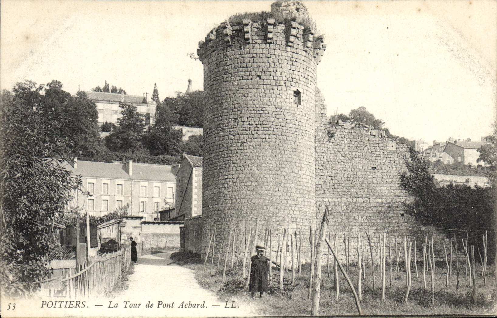 CPA Poitiers La Tour de Pont Achard 