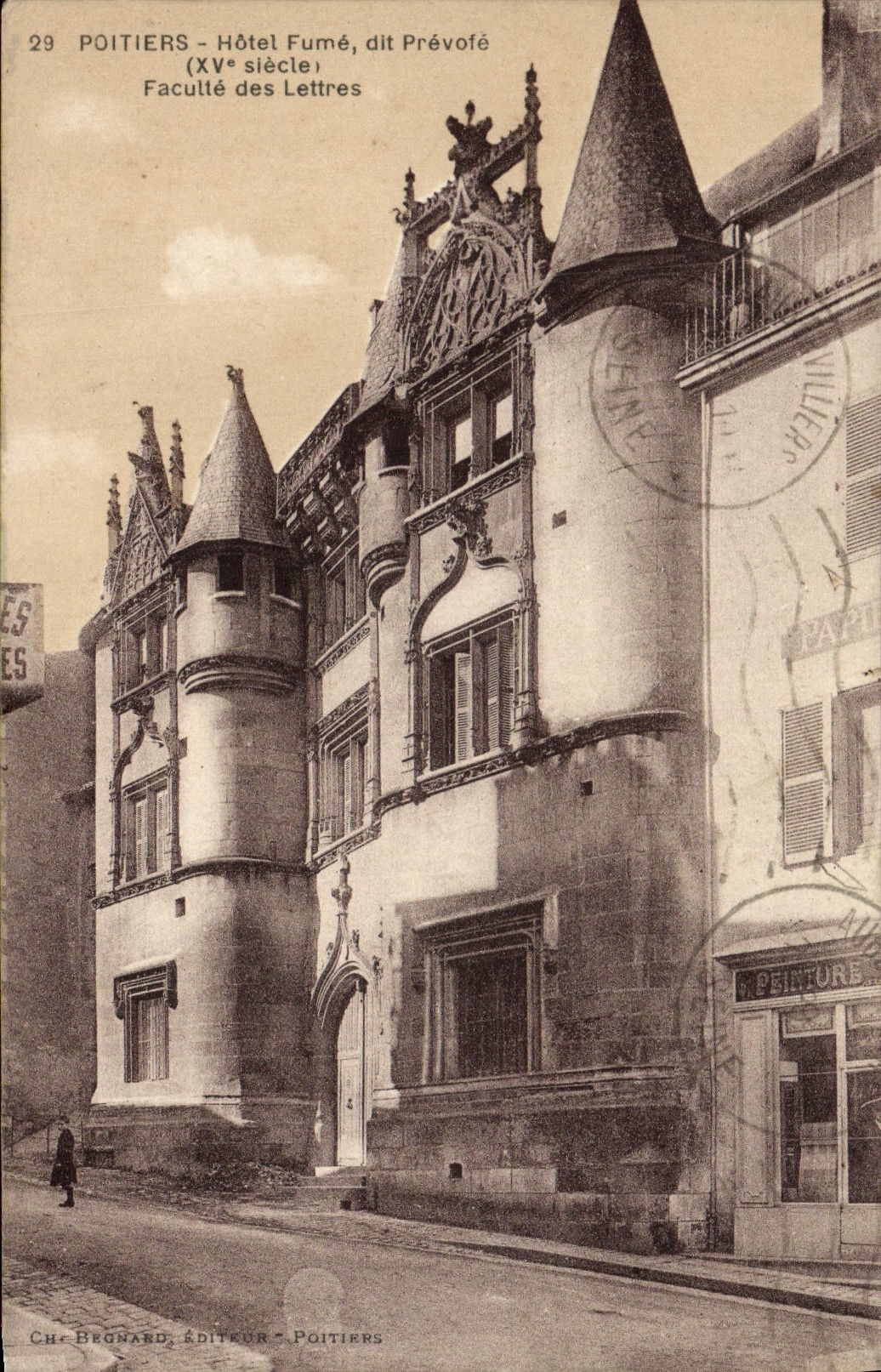 CPA Poitiers Hotel Fume dit Prevote Faculte des Lettres