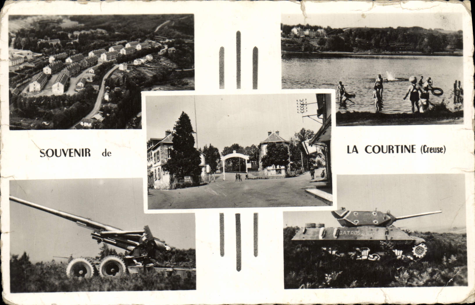 MODERN CARD To remember of Courtine Tank Tank Militaria