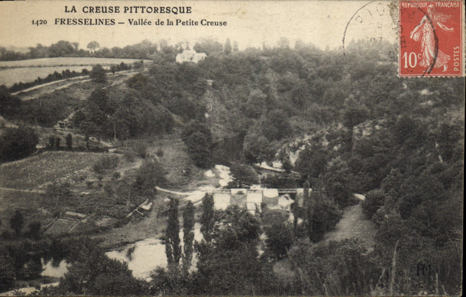 VINTAGE POSTCARD Fresselinnes Valle of Small Hollow