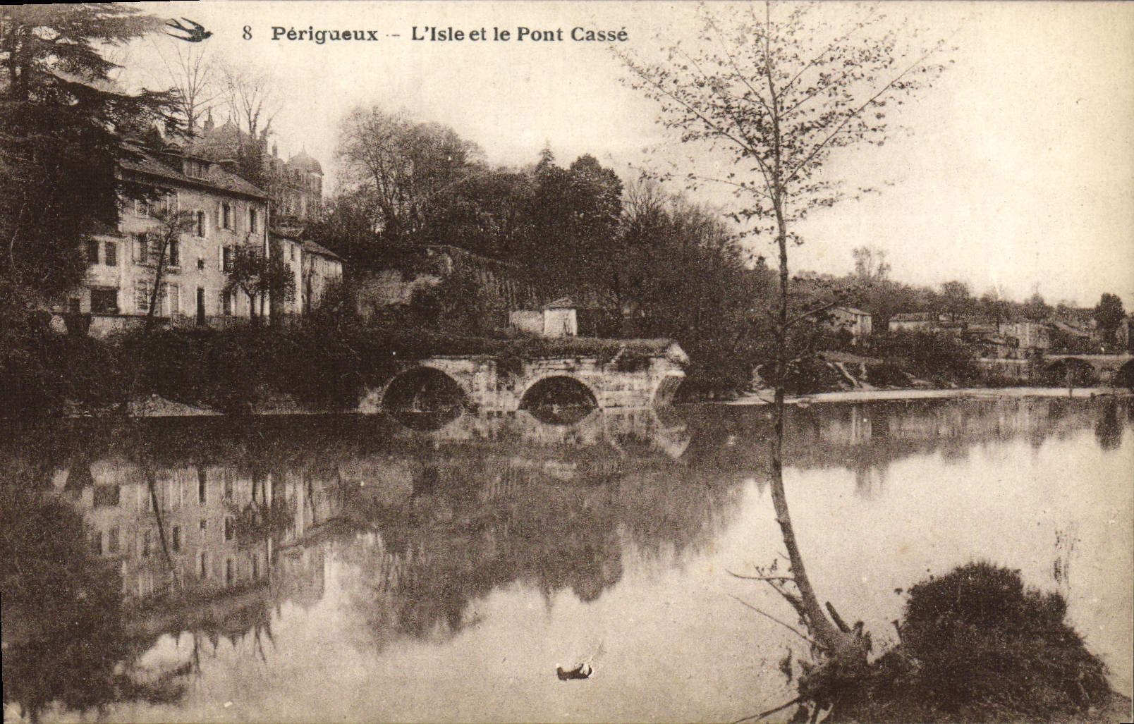CPA Perigueux L'lsle et le Pont Casse