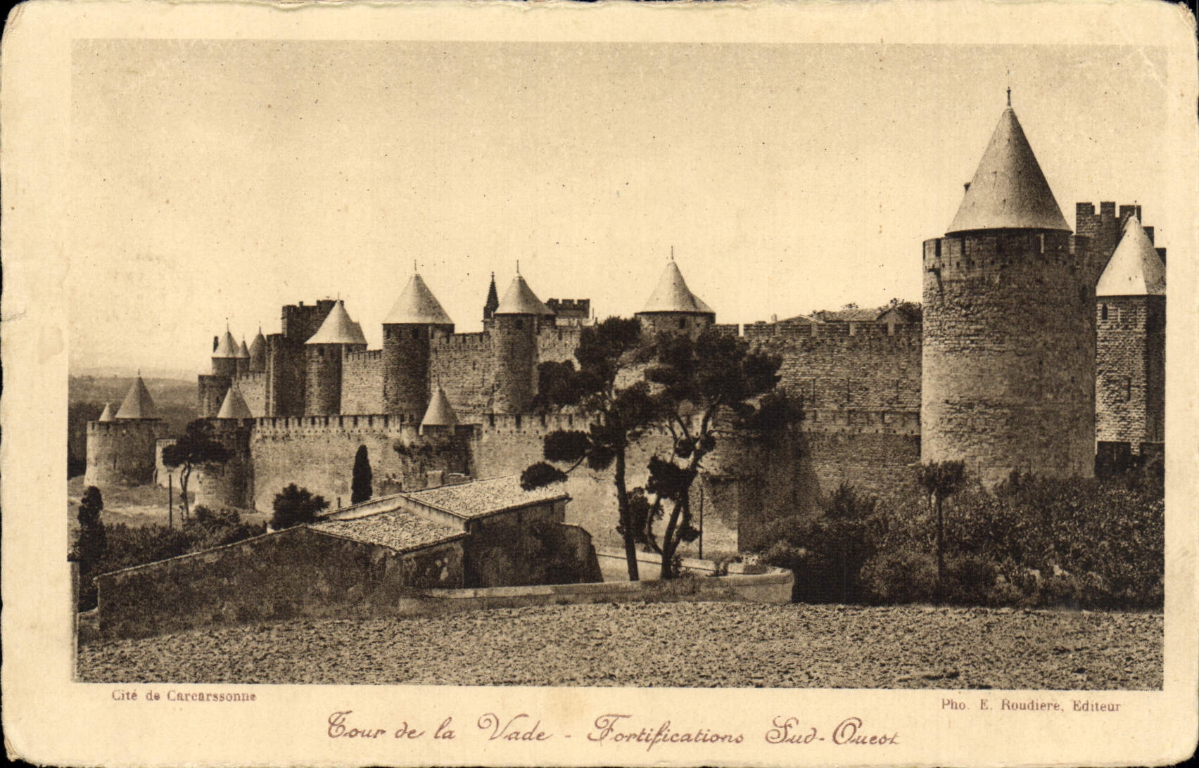 CPA Tour de la Vade Fortifications Sud Ouest Carcassonne