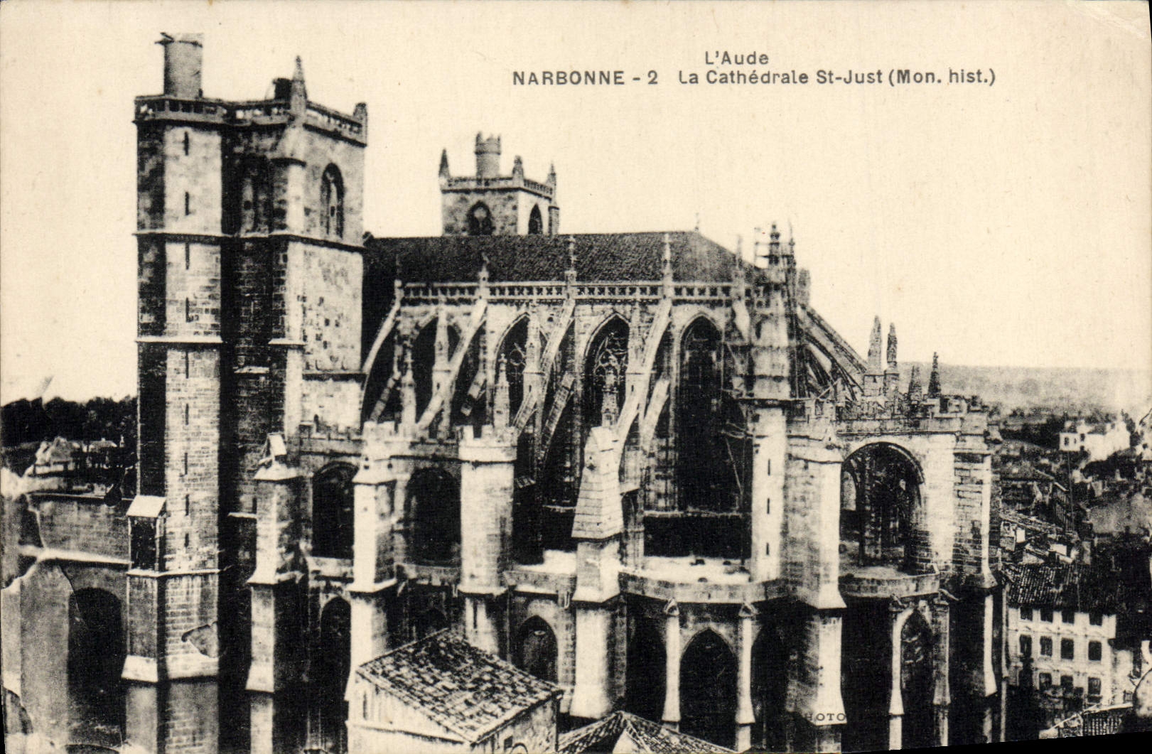 CPA Narbonne La Cathedrale St Just 