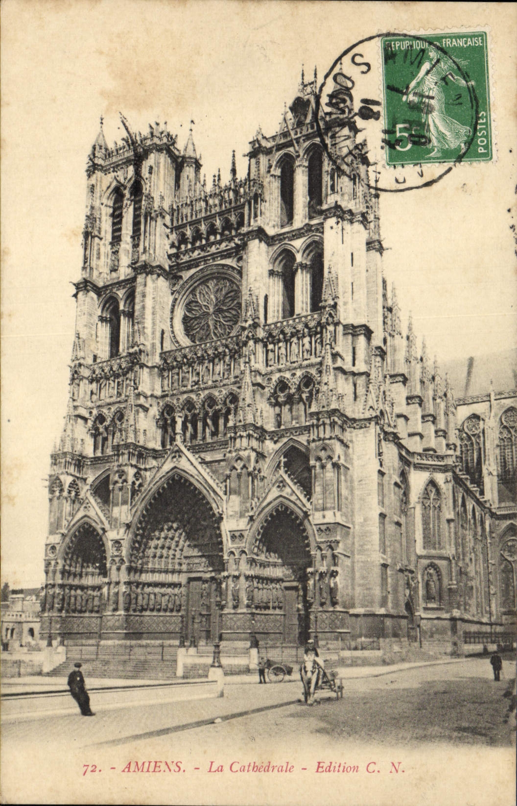 CPA Amiens La Cathedrale