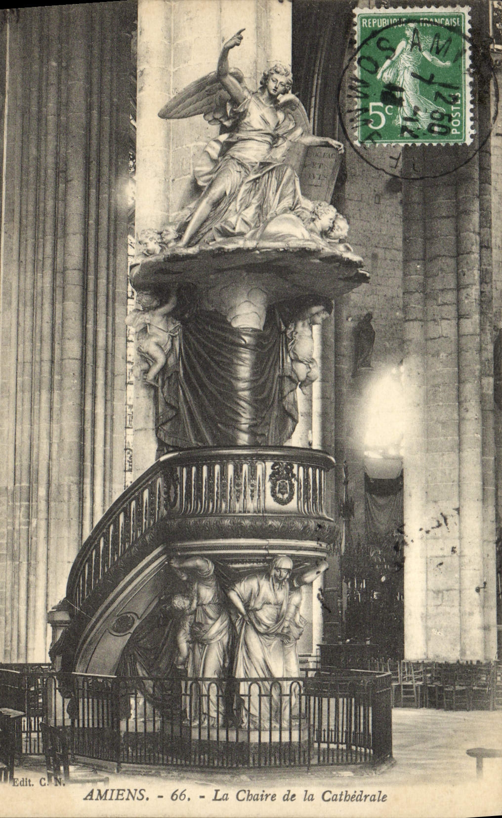 CPA Amiens La Chaire de la Cathedrale 