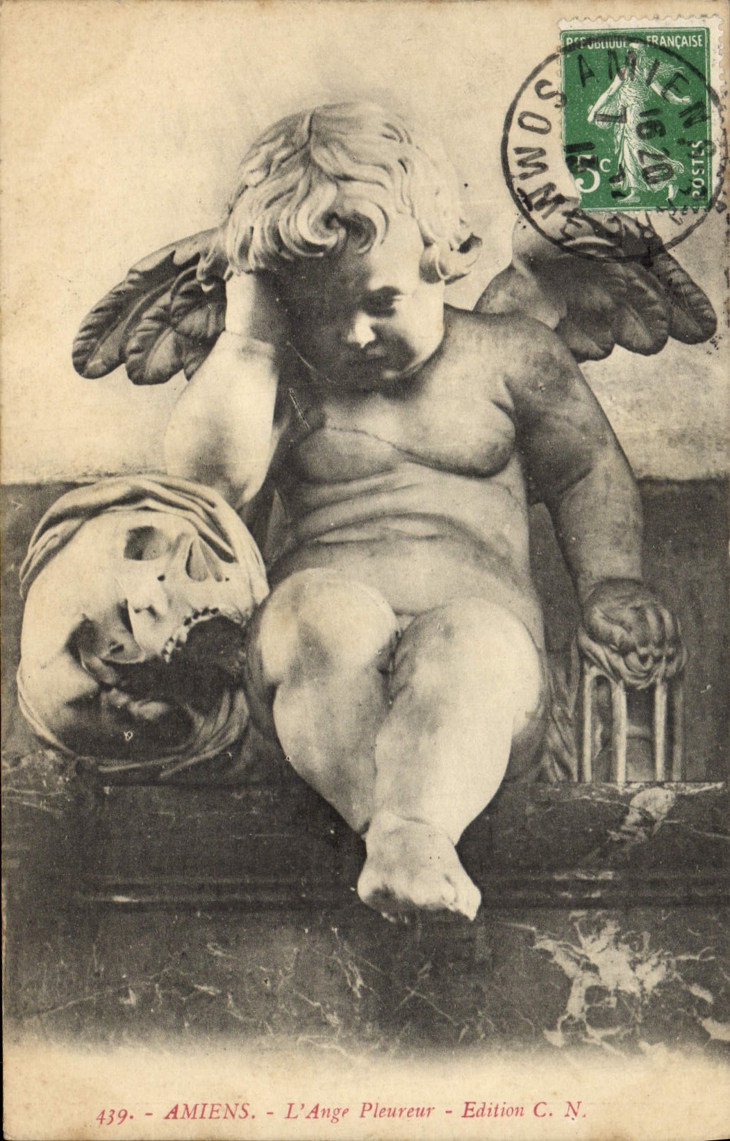 VINTAGE POSTCARD Amiens Whining Anger