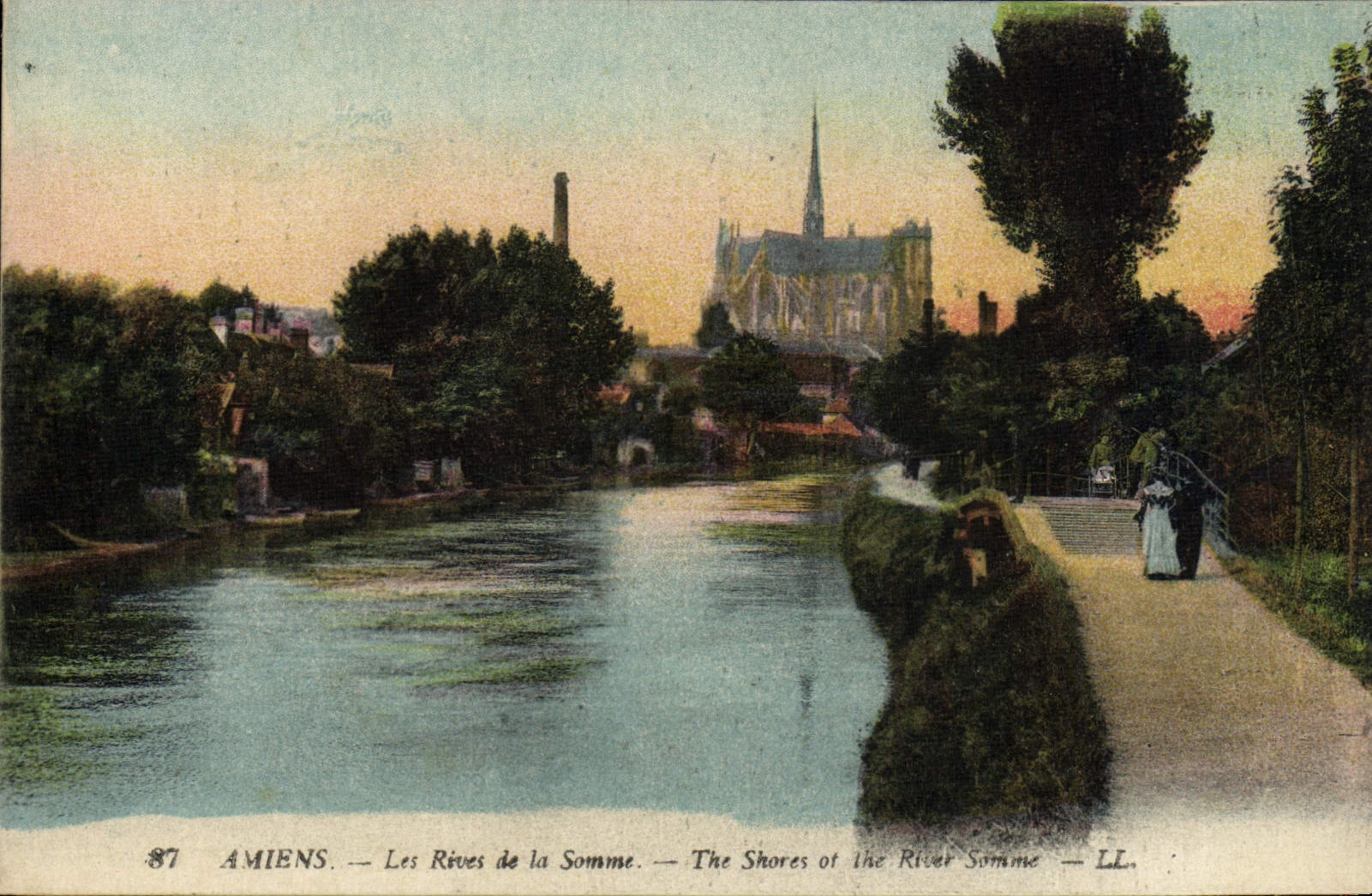CPA Amiens Les Rives de la Somme 