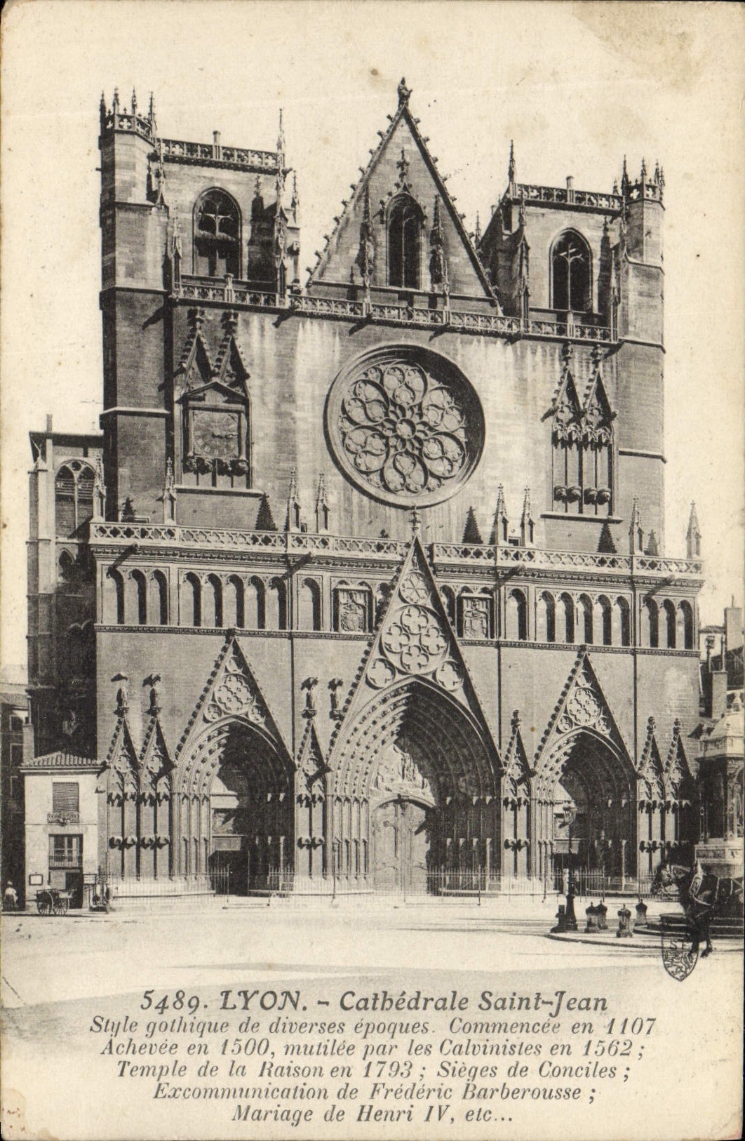 CPA Lyon Cathedrale Saint Jean