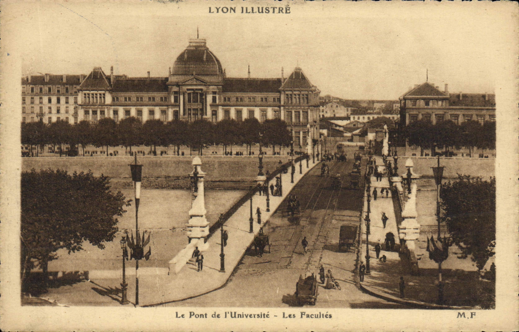 CPA Lyon Le Pont de L'Universite Les Facultes