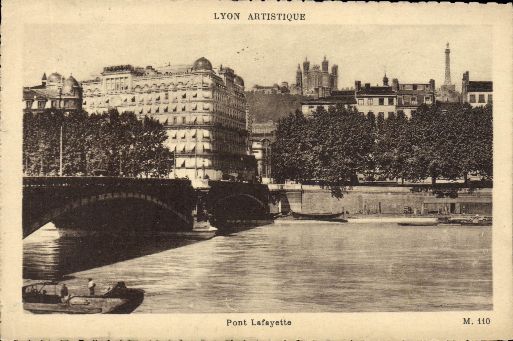 CPA Lyon Artistique Pont Lafayette