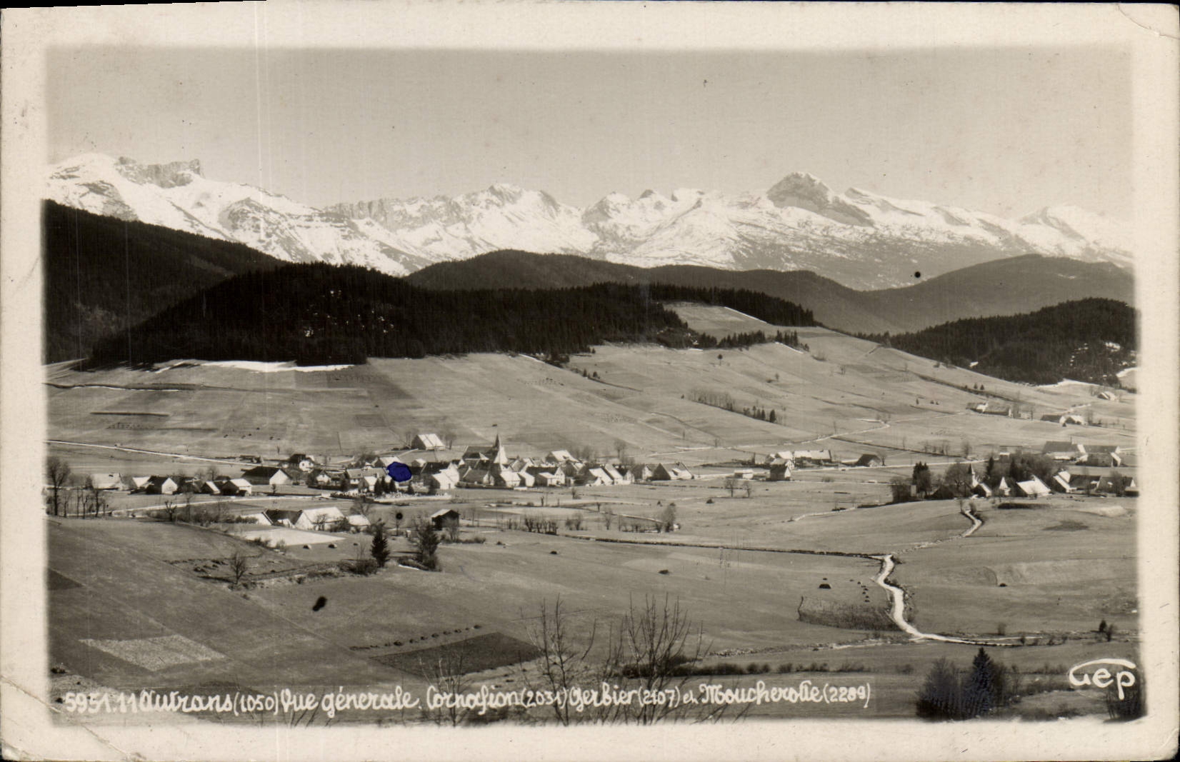 CPA Autrans Vue generale