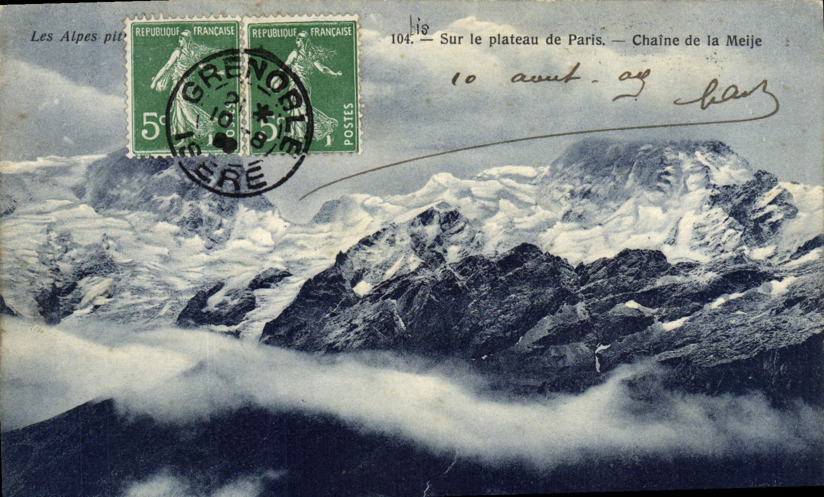 CPA Sur le plateau de Paris Chaine de la Meije