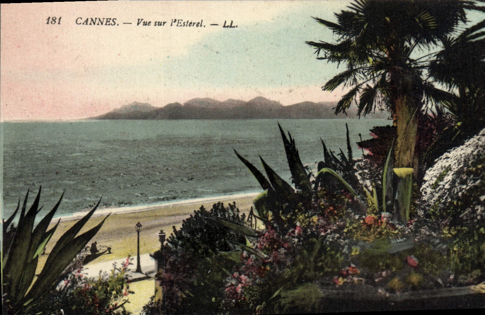 CPA Cannes Vue Sur L'Esterel