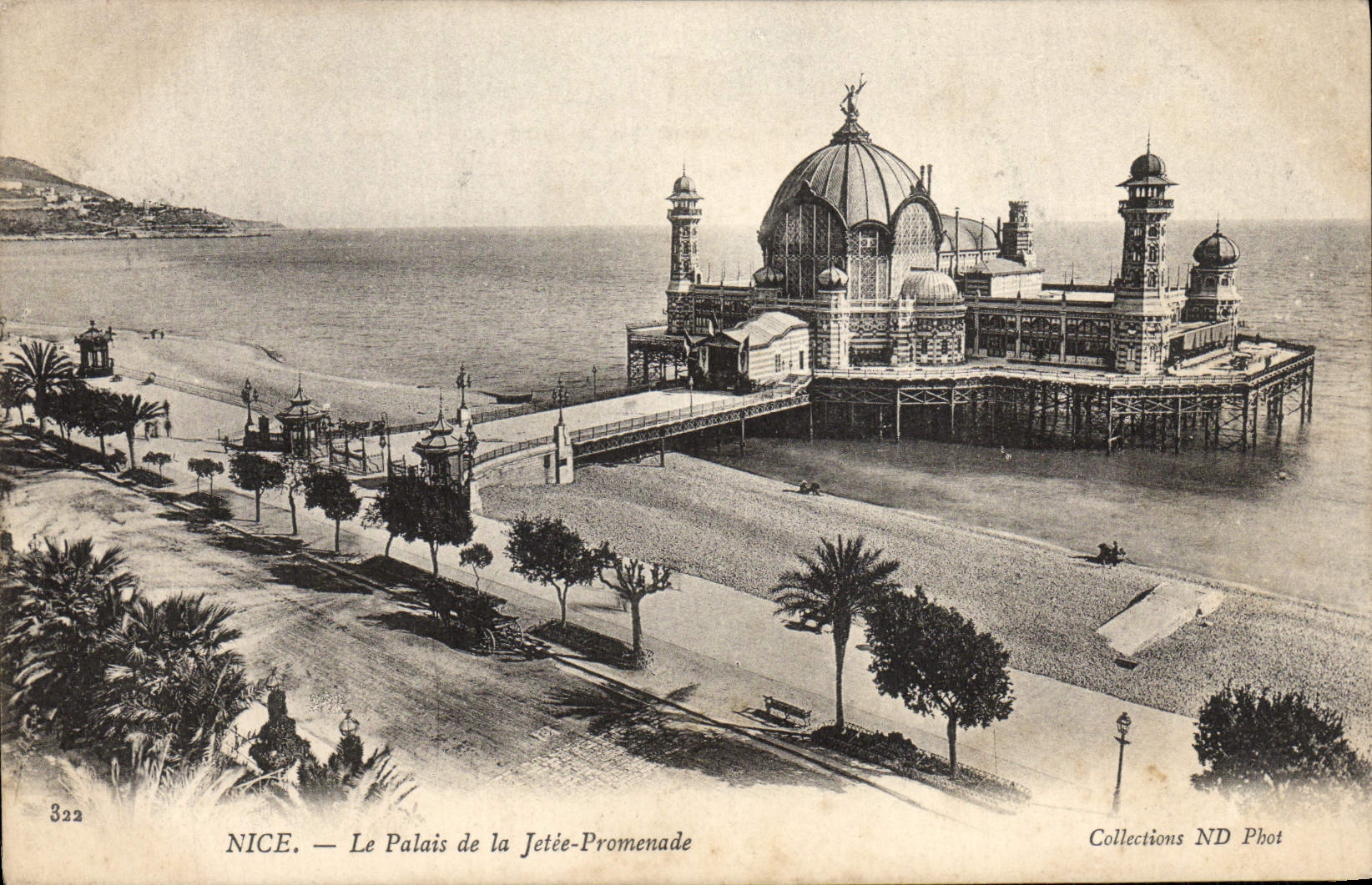 CPA Nice Le Palais de la Jetee Promenade