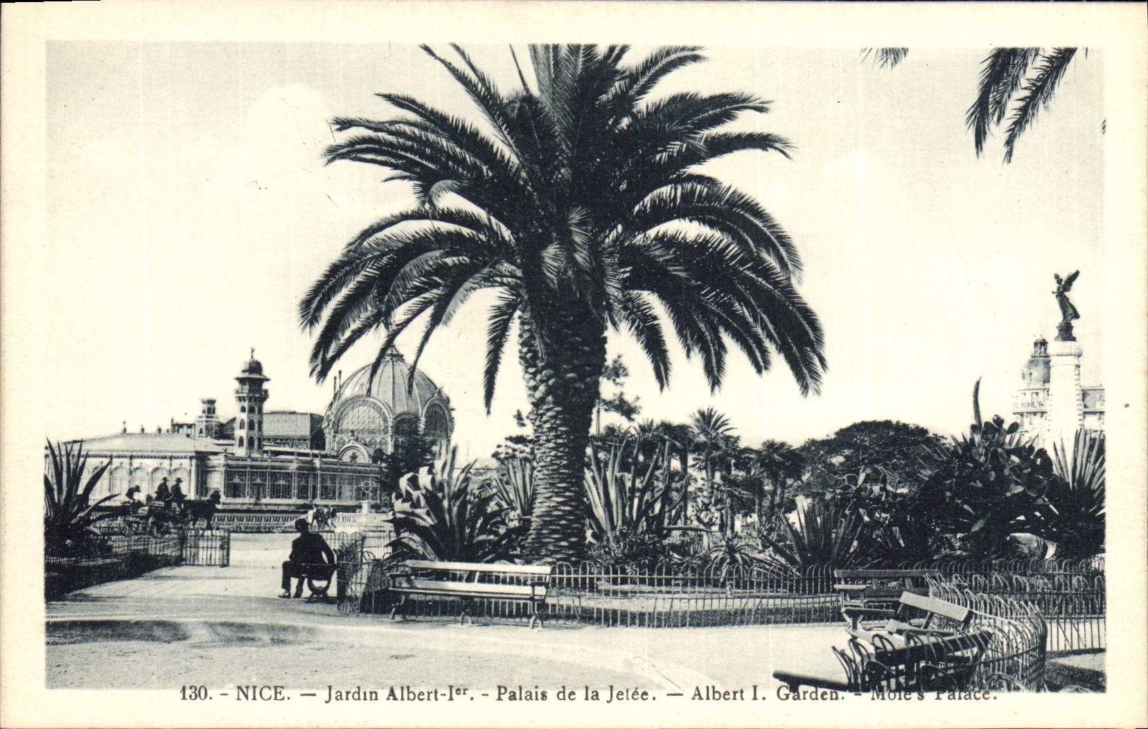 CPA Nice Jardin Albert 1er Palais de Jetee