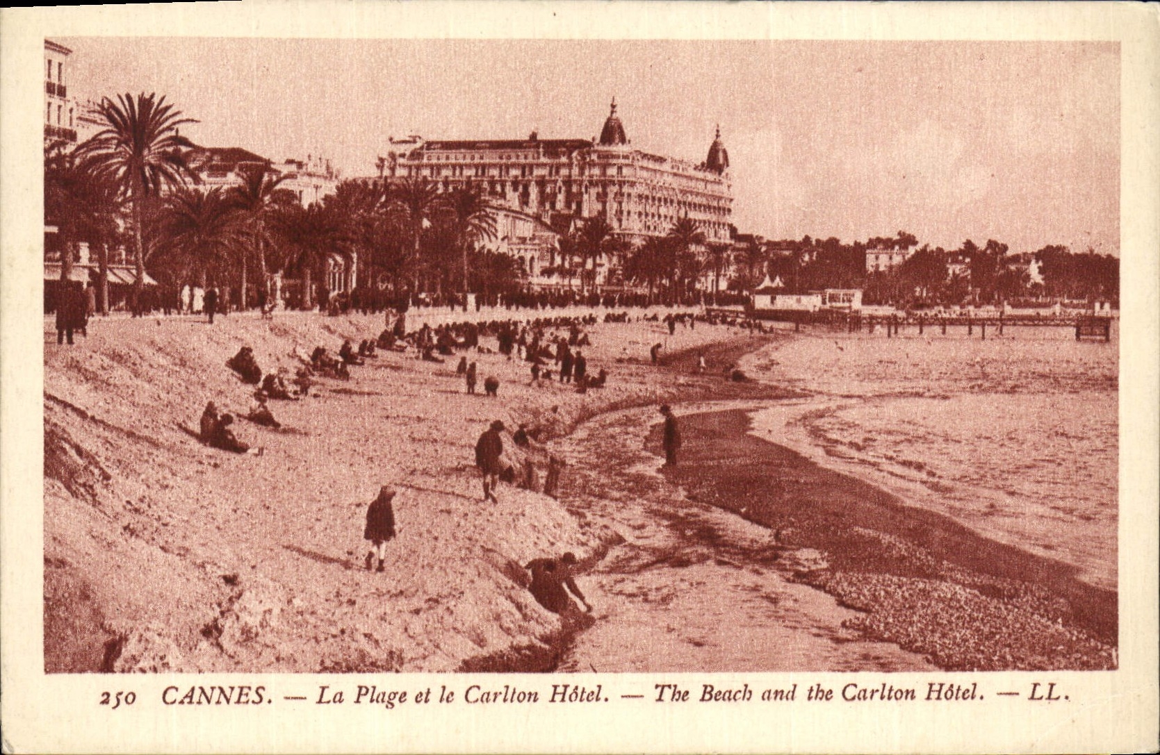 CPA Cannes La Plage et le Carlton Hotel