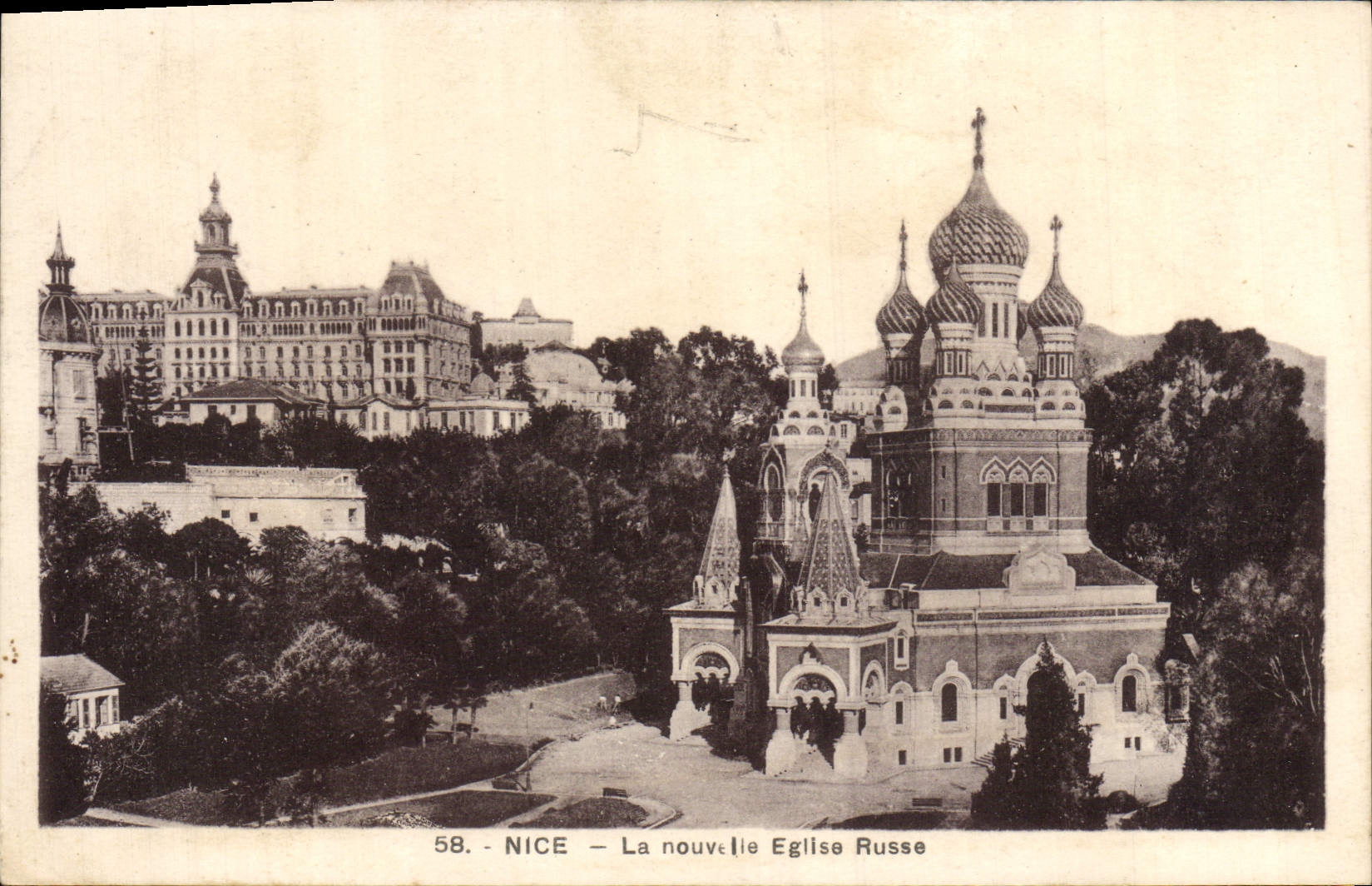 CPA Nice La Nouvelle Eglise Russe Russie Russia