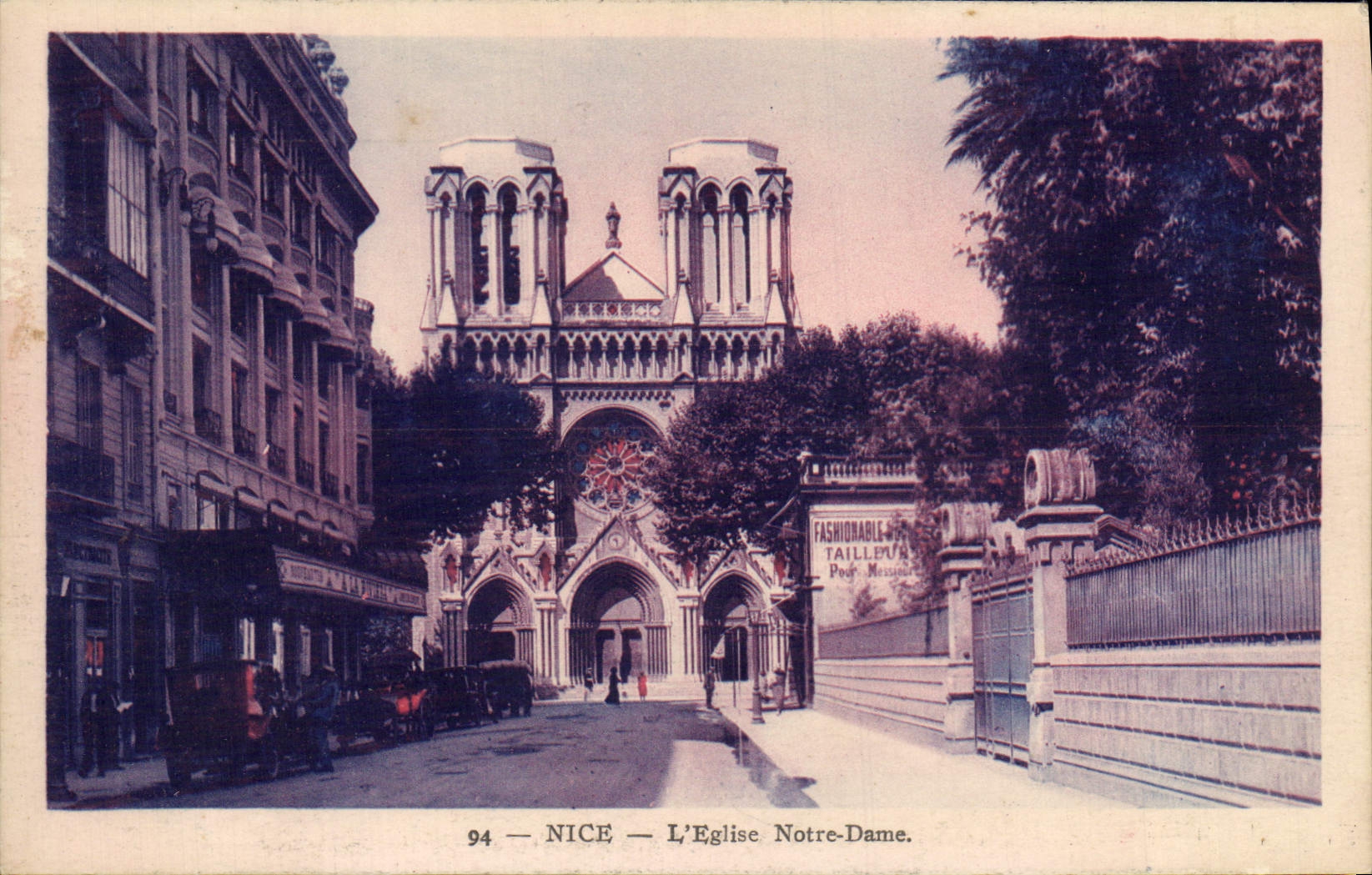 CPA Nice L'Eglise Notre Dame