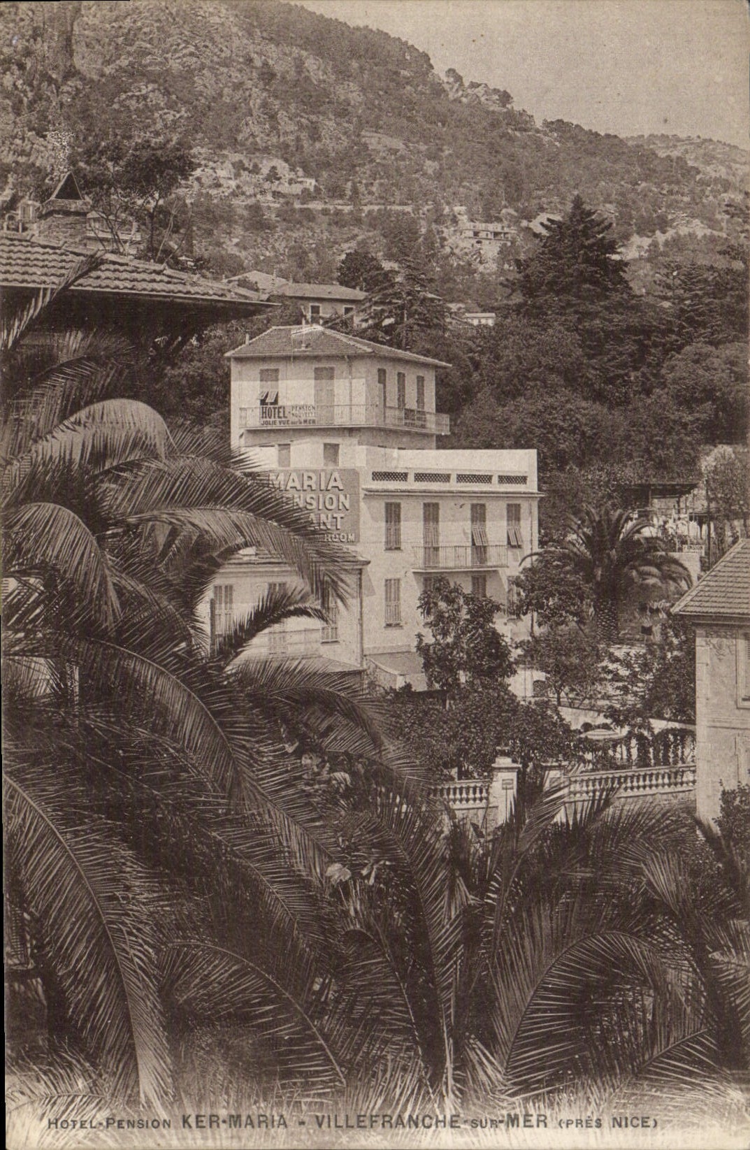 CPA Villefranche Sur Mer Hotel Pension Ker Maria