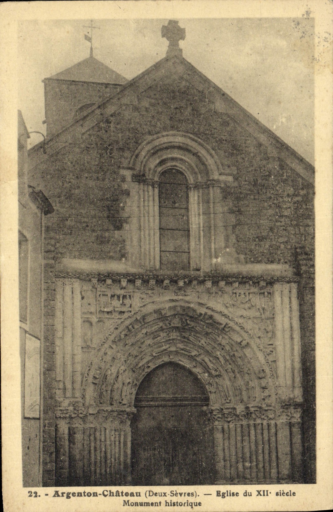 VINTAGE POSTCARD Nickle silver Castle Church