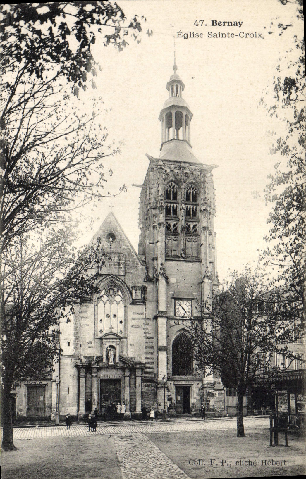 Cruz santa de la iglesia de Bernay de la POSTAL de la VENDIMIA