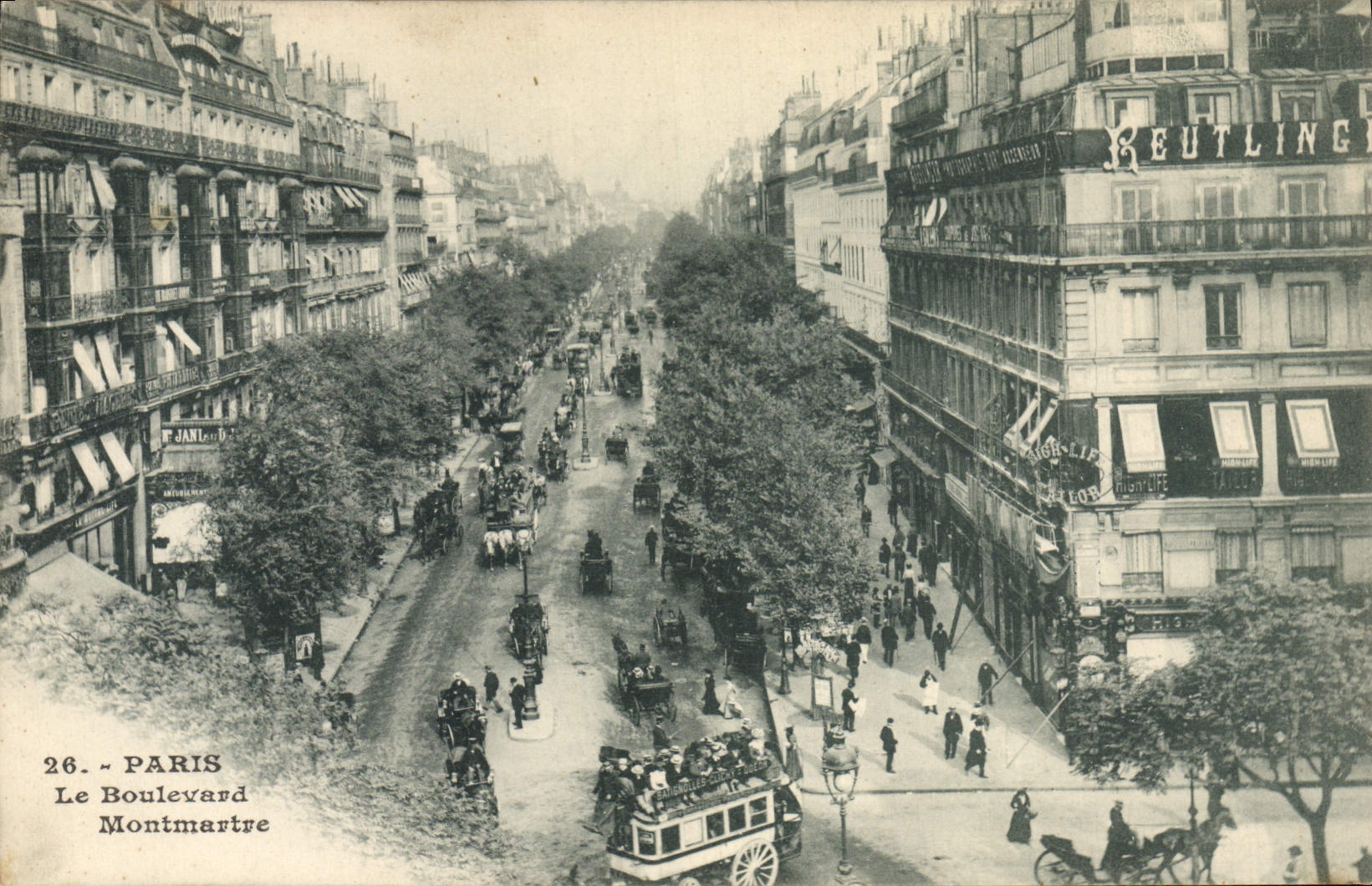 CPA Paris Le Boulevard Montmartre