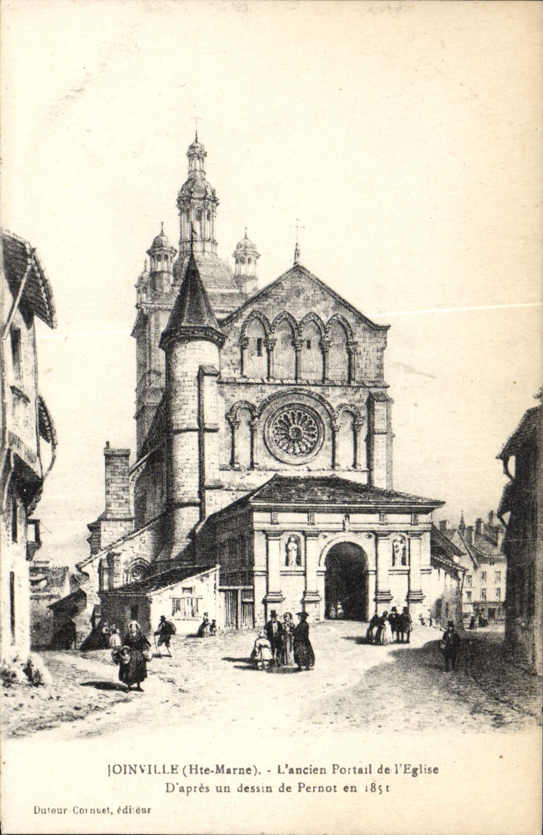 CPA Joinville L'Ancien Portail de Eglise