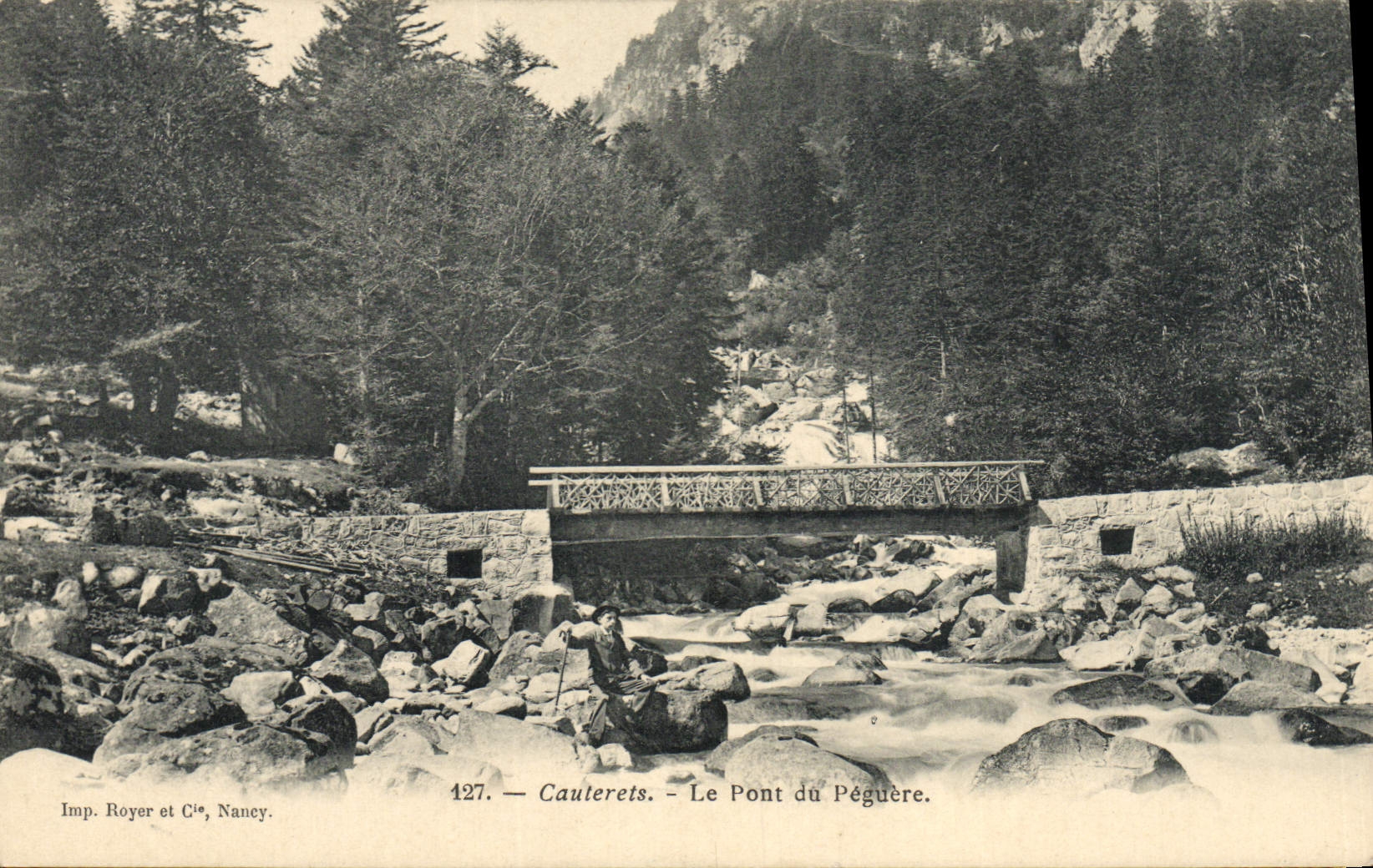 CPA Cauterets Le Pont du Peguere