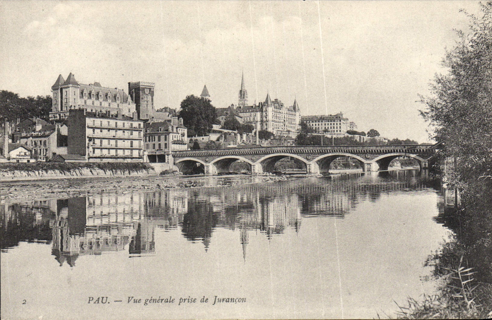 CPA Pau Vue Generale Prise de Jurancon