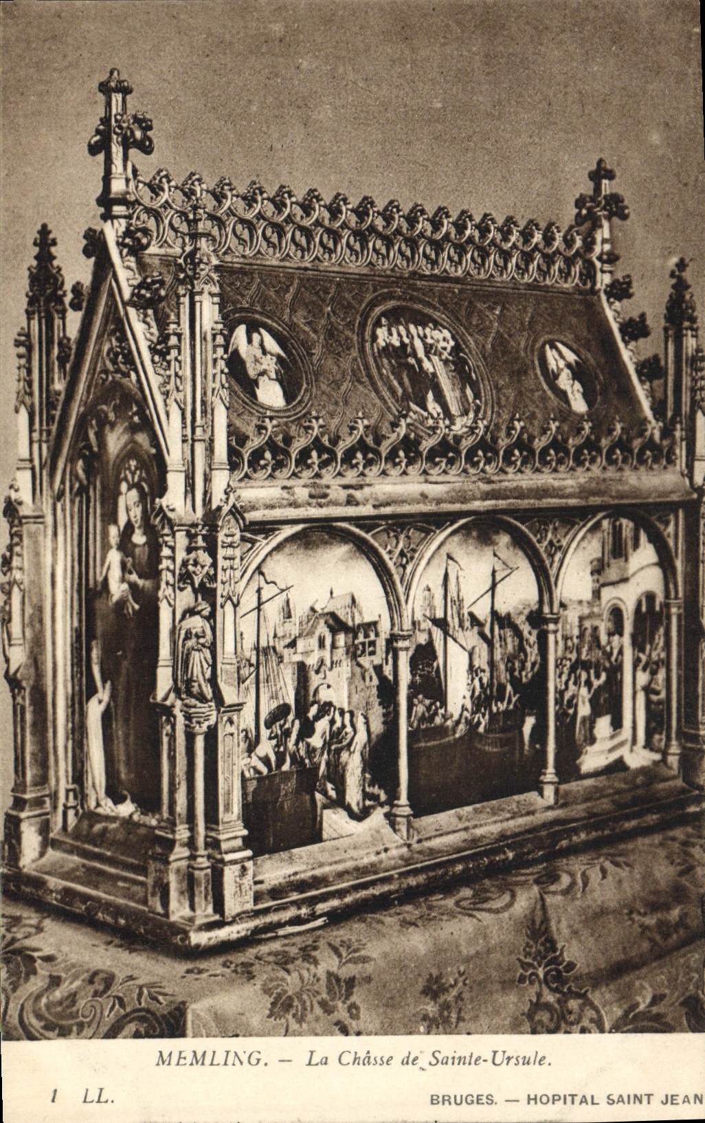 CPA Memling La Chasse de Sainte Ursale Bruges Hopital Saint Jean