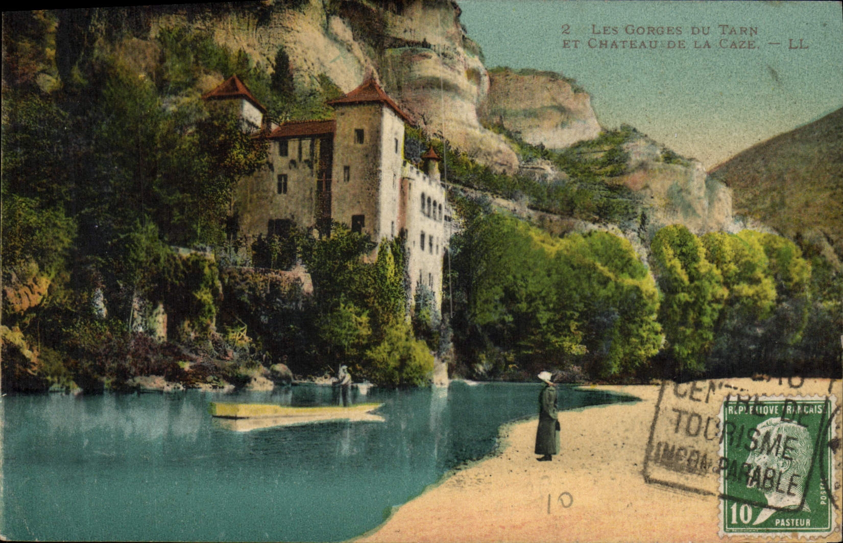 CPA Les Gorges du Tarn Et Chateau de la Caze