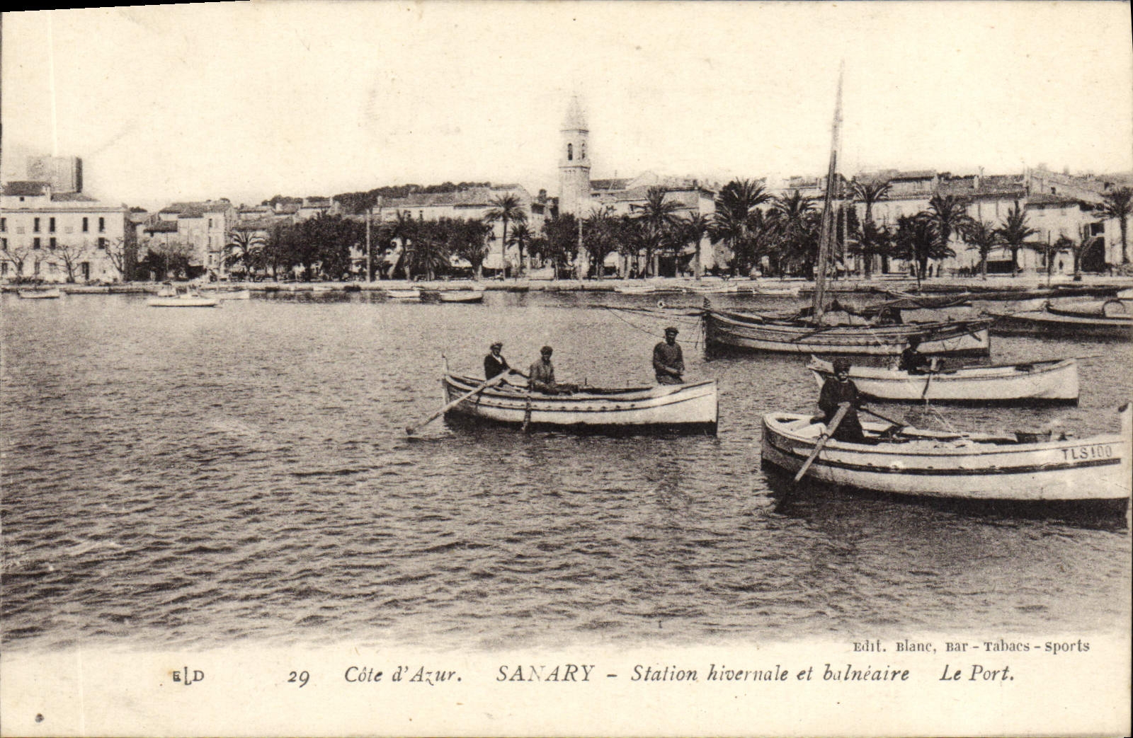 CPA Sanary Station Hivernale et balneaire le port Bateaux