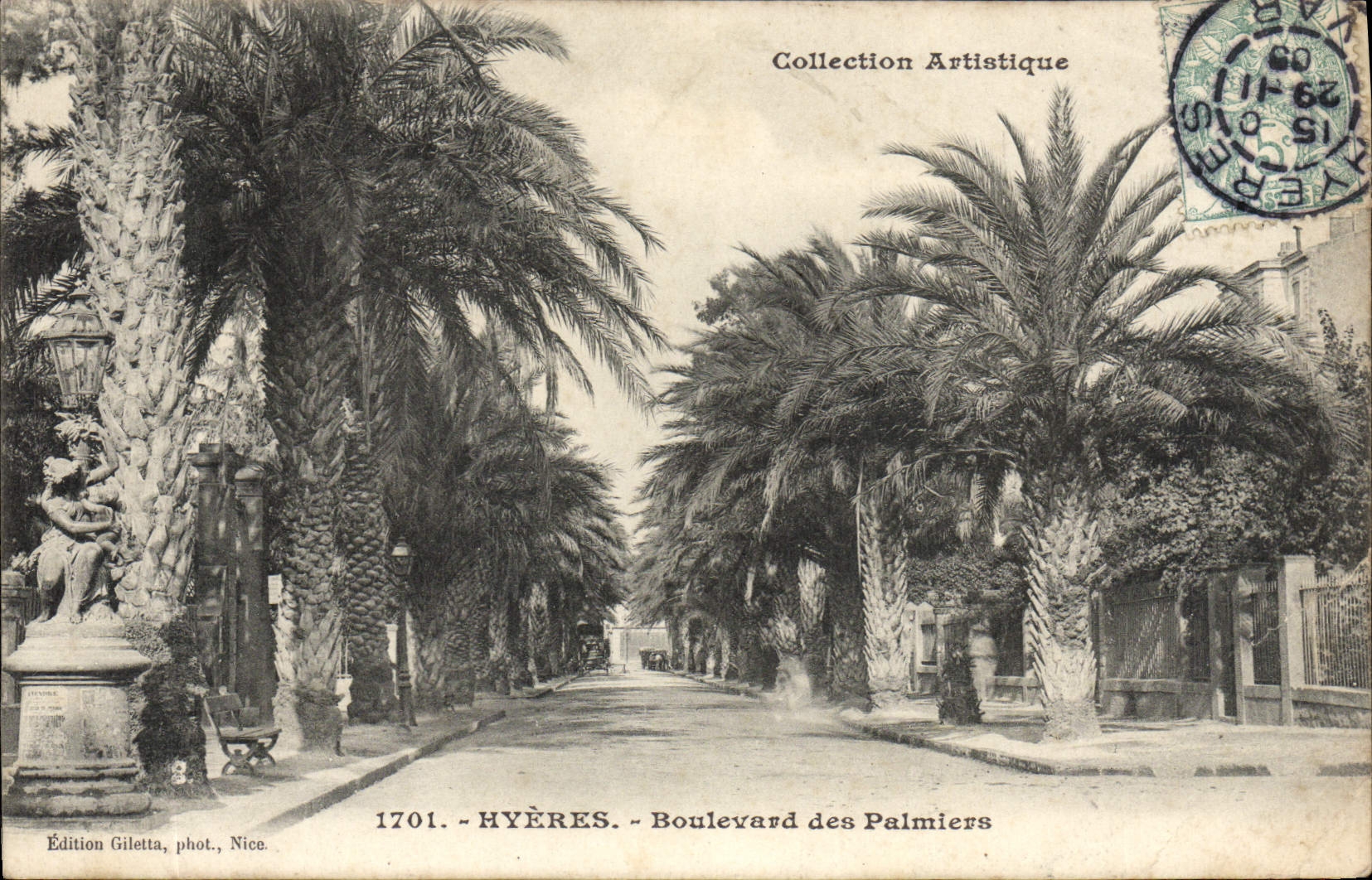 CPA Hyeres Boulevard des Palmiers