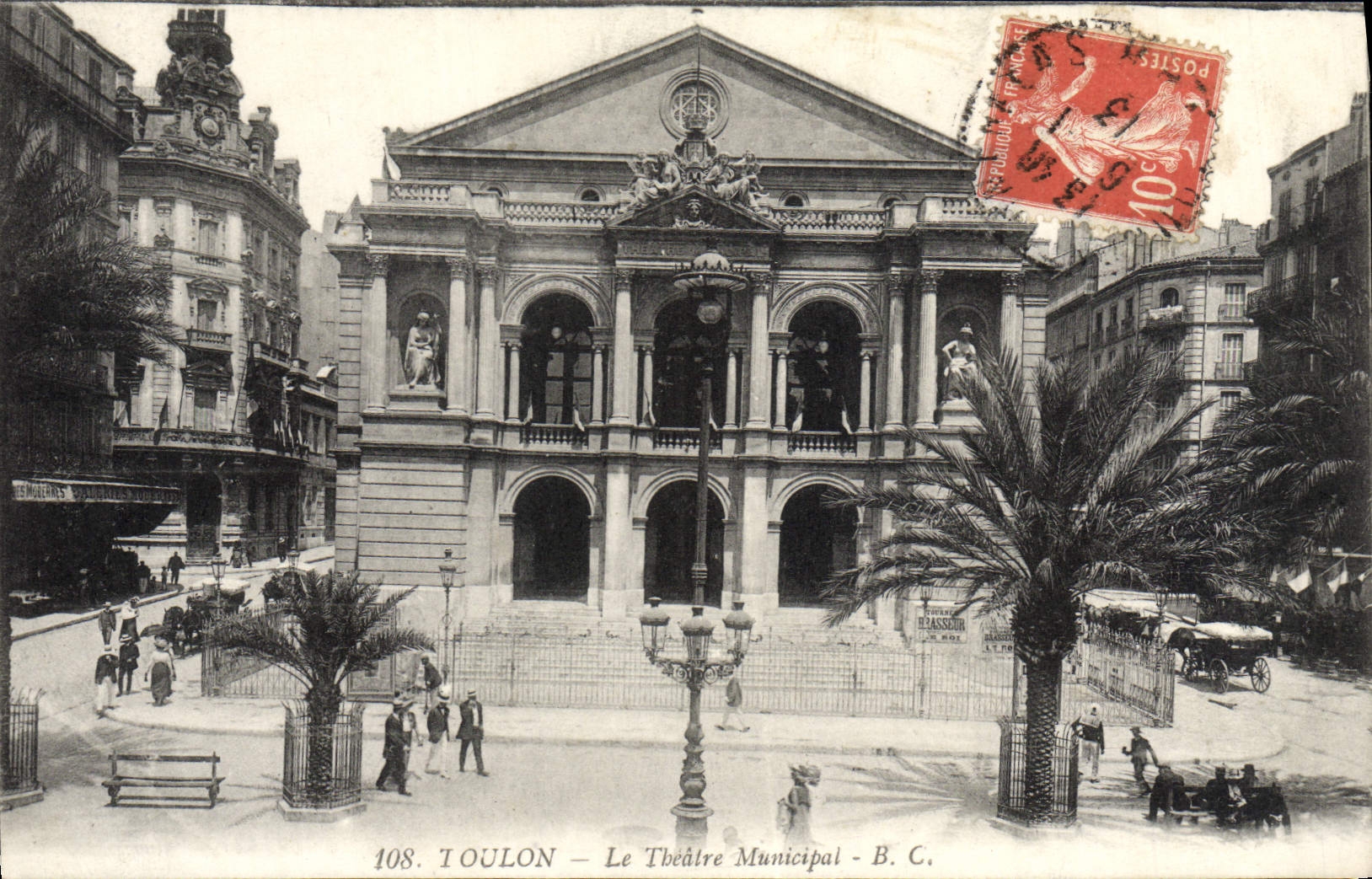 CPA Toulon Le Theatre Municipal