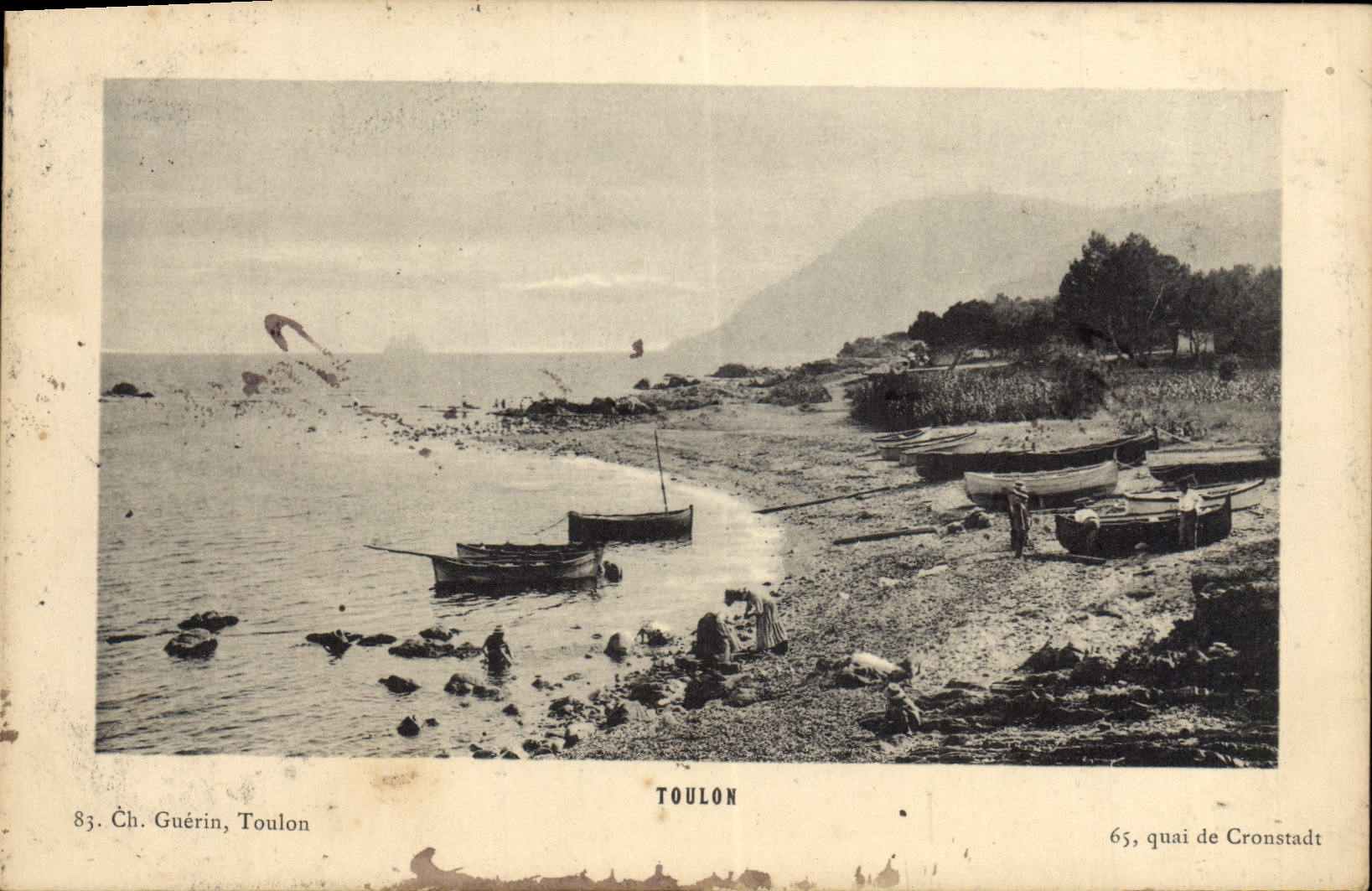 VINTAGE POSTCARD Toulon