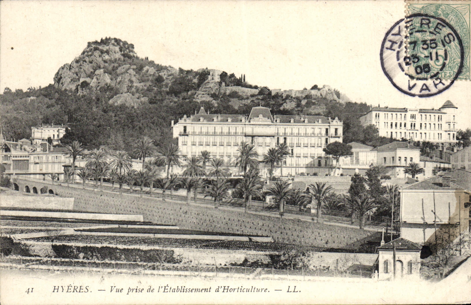 CPA Hyeres Vue Prise de l'Etablissement d'Horticulture
